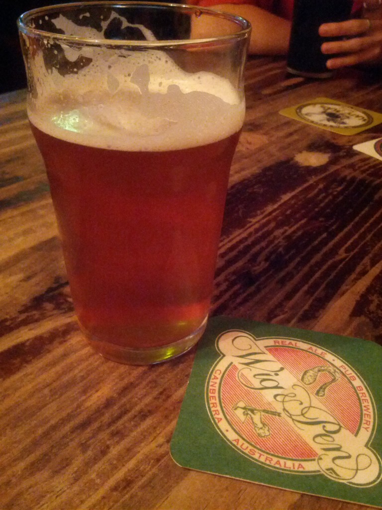 Delicious hand pulled pale ale.