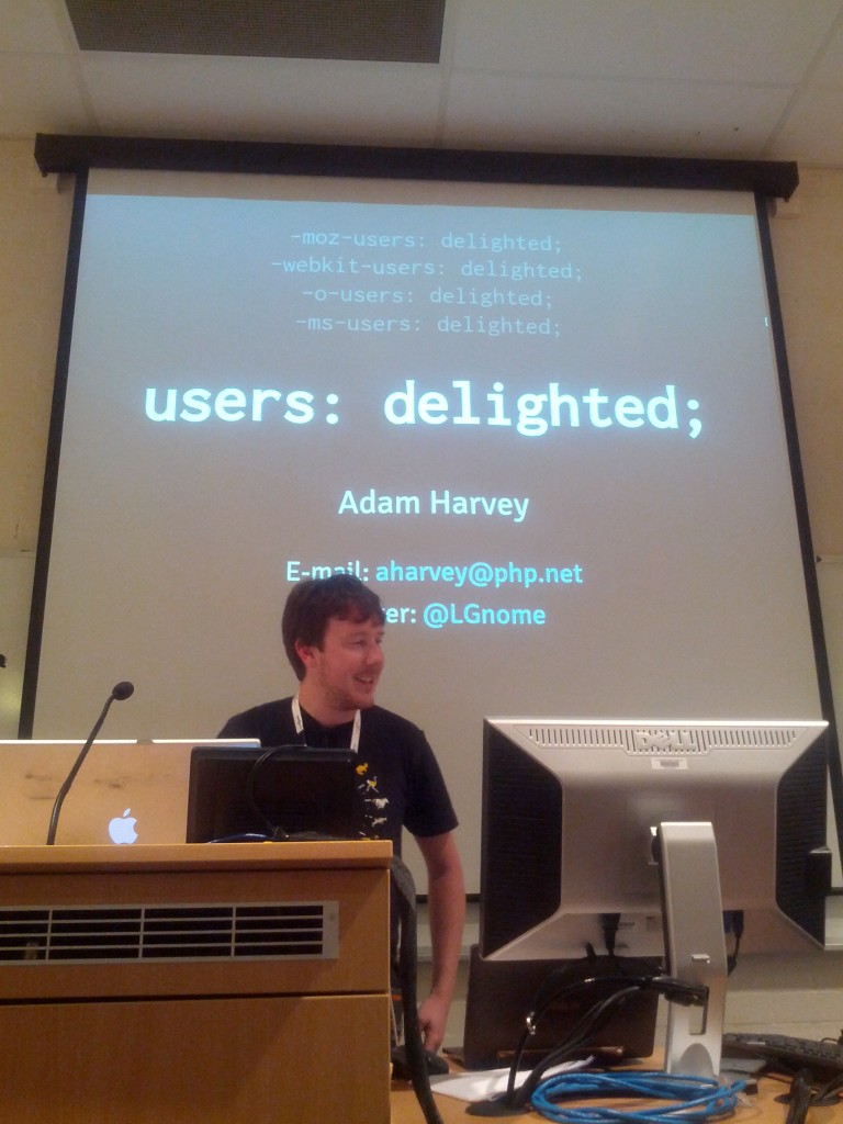 users: delighted, presenter: smug :-P