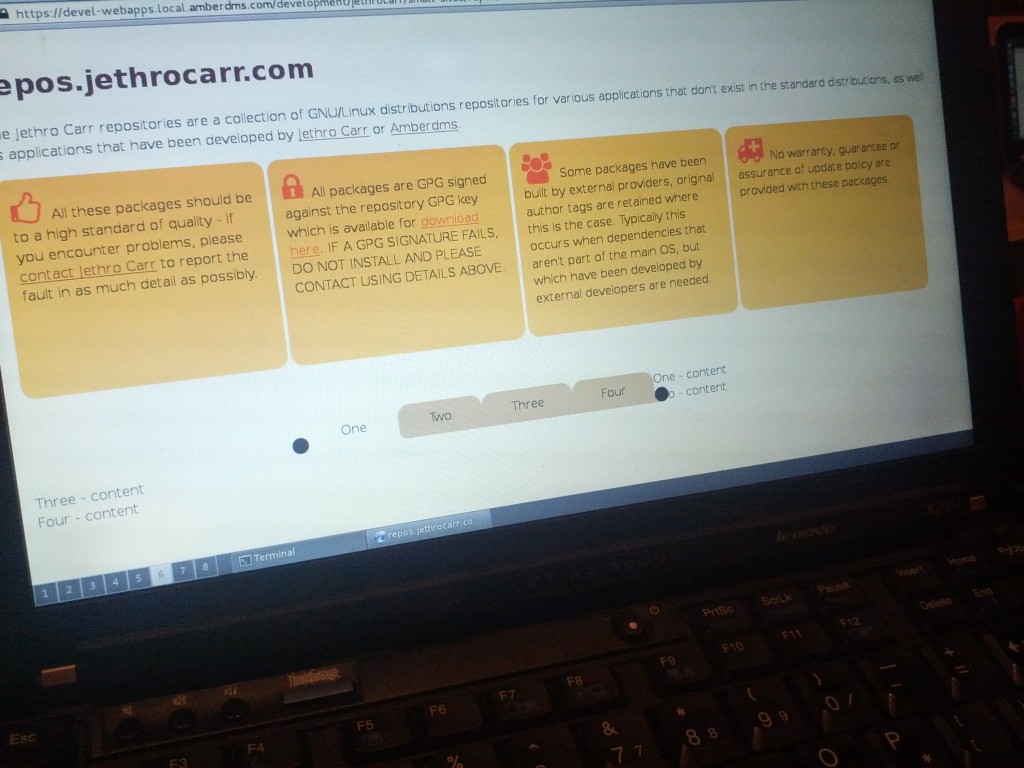Playing with new HTML5/CSS3 effects having been inspired to upskill my web development skills.