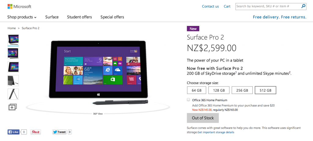 Kiwi pricing